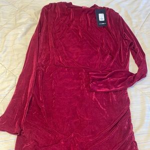 “Make You Wanna Stay” rouched mini dress